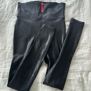 Spanx faux leather leggings